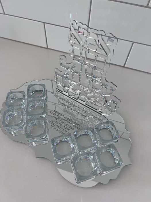 כסוף מראה & שקוף 10 קנים