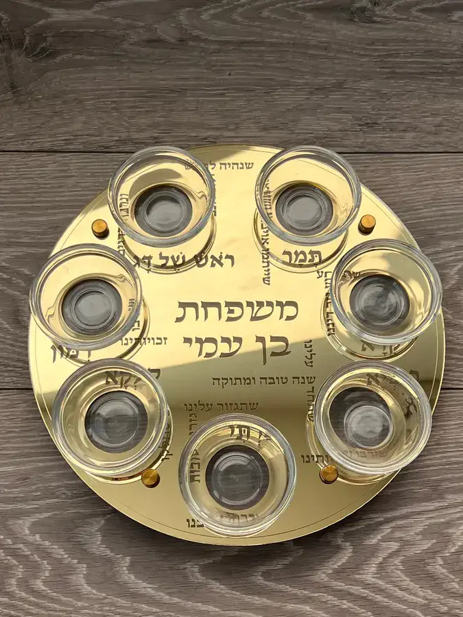 צלחת סימנים לראש השנה 2024