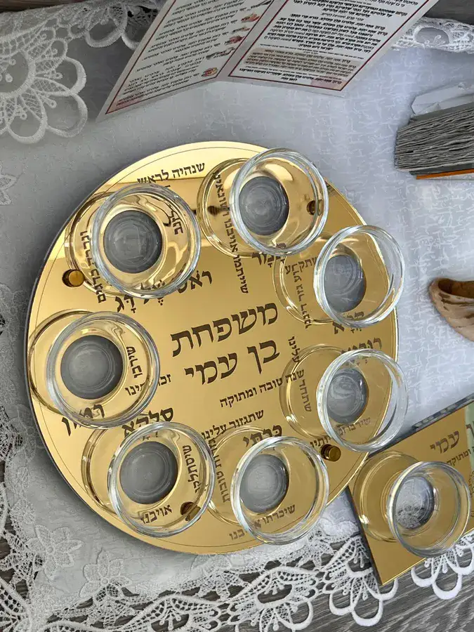 צלחת סימנים לראש השנה 2024