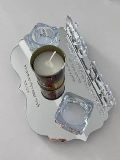 מעמד נרות שבת שבת שלום משולב נר נשמה